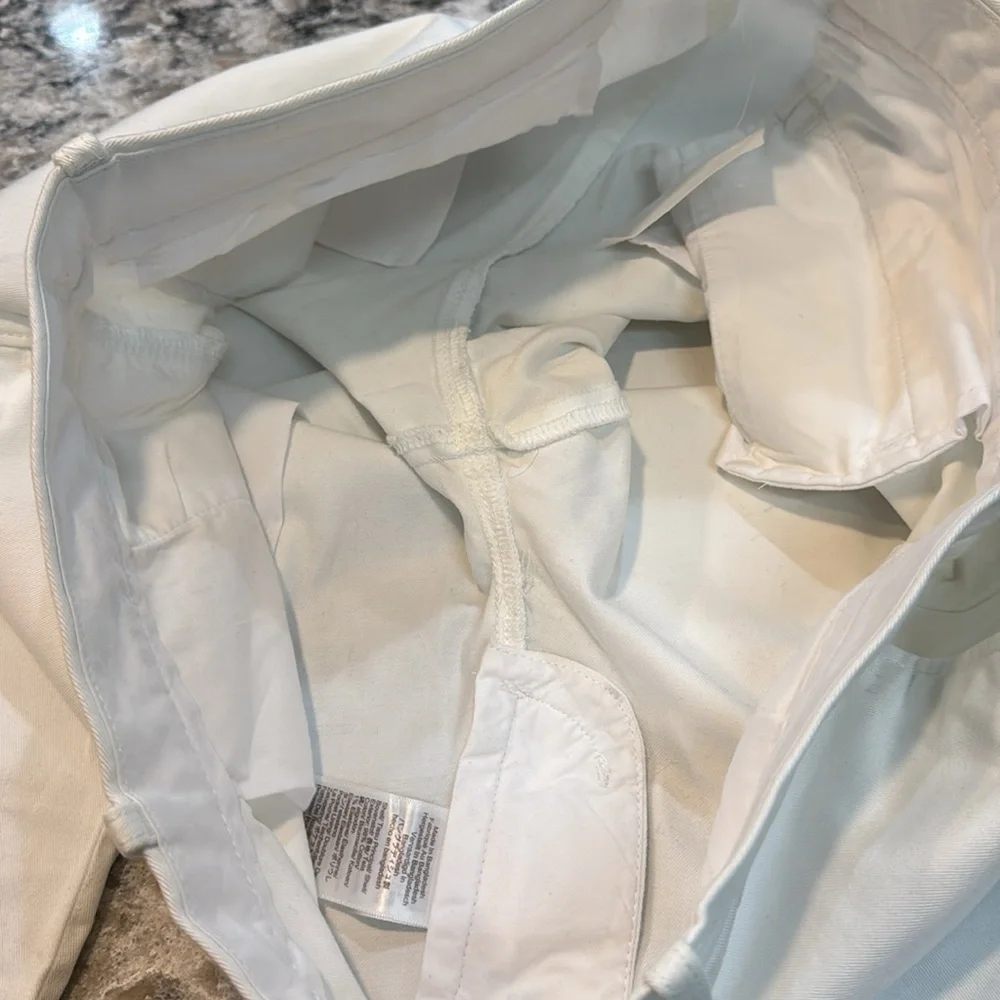 J.Crew Flex Slim Stretch Chino Pants White Men’s 33x32 NWT